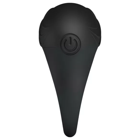 Pretty Love Bertram - vibruojantis penio žiedas - vandeniui atsparus - juodas