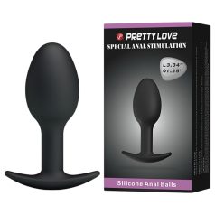 Pretty Love - analinis dildo - juodas
