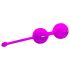 Pretty Love Kegel Up II – dvigubas geiša kamuoliukų rinkinys (violetinės)