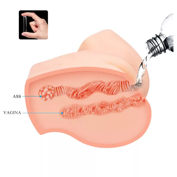 Crazy Bull - vibruojantis realistiškas masturbatorius vyrams