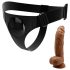 Pretty Love Harness – universalus apatinis su dildo – 17 cm (juodas)