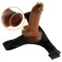 Pretty Love Harness – universalus apatinis su dildo – 17 cm (juodas)