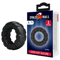 Crazy Bull - penio žiedas - itin stiprus - juodas