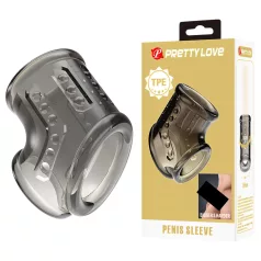 Pretty Love - penio ir sėklidžių žiedas (permatomas)