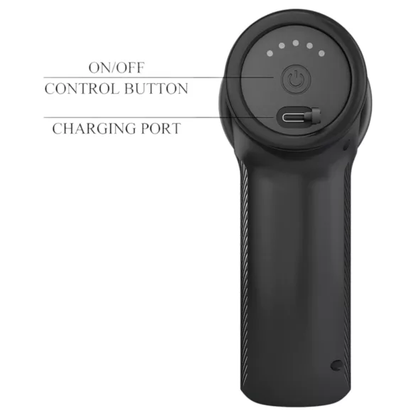 Pretty Love Dj Doctor - vibratorius su stūmokliu - juodas