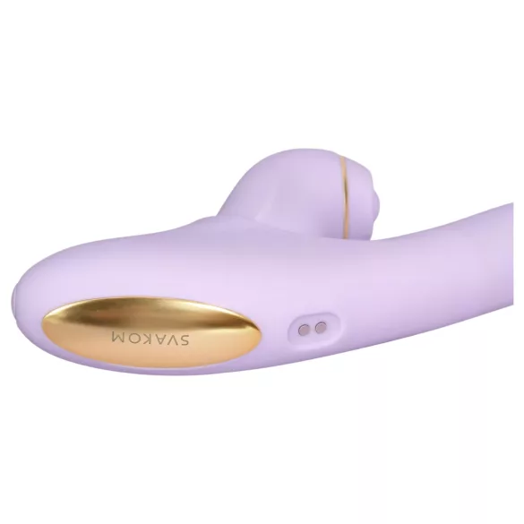 Svakom DuoGlow - G taško ir klitorio vibratorius - violetinis