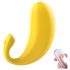 Sex HD - išmanus, banano formos vibruojantis kiaušinėlis (geltonas)