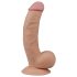 Lovetoy Ultra Soft – itin elastingas, tikroviškas dildo – 21,5 cm (natūralios spalvos)