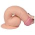 Lovetoy Ultra Soft – itin elastingas, tikroviškas dildo – 21,5 cm (natūralios spalvos)