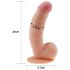 Lovetoy Ultra Soft – itin elastingas, tikroviškas dildo – 21,5 cm (natūralios spalvos)