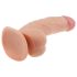 Lovetoy Ultra Soft – itin elastingas, tikroviškas dildo – 21,5 cm (natūralios spalvos)