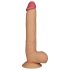 Lovetoy King-Sized - dildo su siurbtuku - realistiškas - 25cm kūno spalvos