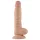 Lovetoy Real Extreme - dildo su siurbtuku - 21 cm - kūno spalvos