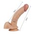 Lovetoy Tikrasis ekstremalus - G taško dildo - 21 cm (natūralus)