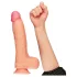 Lovetoy Nature Cock - realistiškas dvigubo sluoksnio dildo - 25 cm kūno spalvos