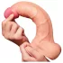 Lovetoy Nature Cock - realistiškas dvigubo sluoksnio dildo - 25 cm kūno spalvos