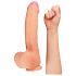Lovetoy Nature Cock - realistiškas dvigubo sluoksnio dildo - 28 cm kūno spalvos