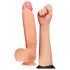 Lovetoy Nature: Tikroviškas dvigubas dildo, 30cm, natūralus.