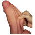 Lovetoy - realistiškas dviejų sluoksnių dildo - 26 cm - kūno spalvos