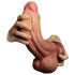 Lovetoy - realistiškas dviejų sluoksnių dildo - 26 cm - kūno spalvos