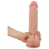Lovetoy - dvigubas dildo - 23 cm - natūralios spalvos