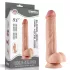 Lovetoy - dvigubas dildo - 23 cm - natūralios spalvos