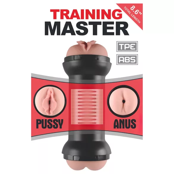 Lovetoy - vaginos ir analinis masturbatorius - natūralios spalvos