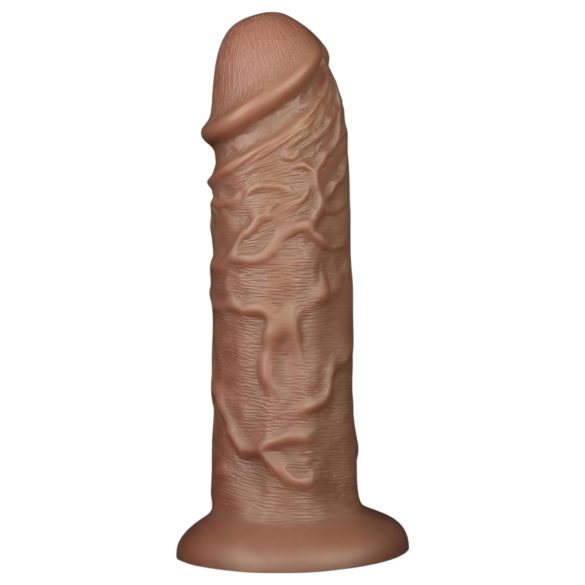 Lovetoy Chubby - Natūralus, 25cm tikroviškas dildo su siurbtuku