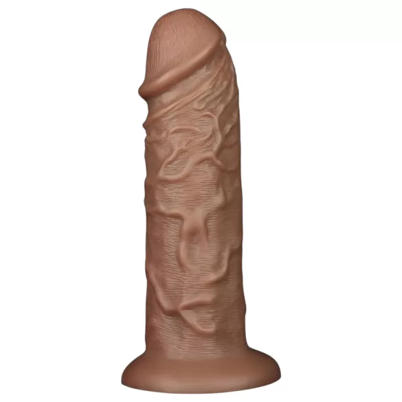 Lovetoy Chubby - realistiškas dildo su siurbtuku - 25 cm - kūno spalvos