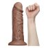 Lovetoy Chubby - Natūralus, 25cm tikroviškas dildo su siurbtuku