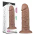 Lovetoy Chubby - realistiškas dildo su siurbtuku - 25 cm - kūno spalvos