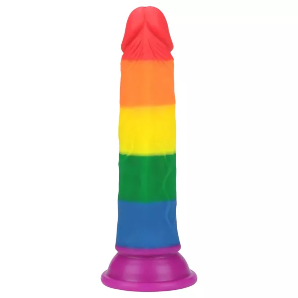 Lovetoy Prider - realistiškas dildo - 19 cm - vaivorykštinis