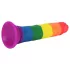 Lovetoy Prider - realistiškas dildo - 19 cm - vaivorykštinis