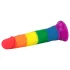 Lovetoy Prider - realistiškas dildo - 19 cm - vaivorykštinis