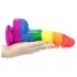 Lovetoy Prider - realistiškas silikoninis dildo - 19 cm - vaivorykštinis