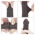 Lovetoy Sliding-Skin - dviejų sluoksnių dildo - 18 cm (rudas)