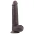 Lovetoy - dvigubo sluoksnio dildo - 23 cm - rudas
