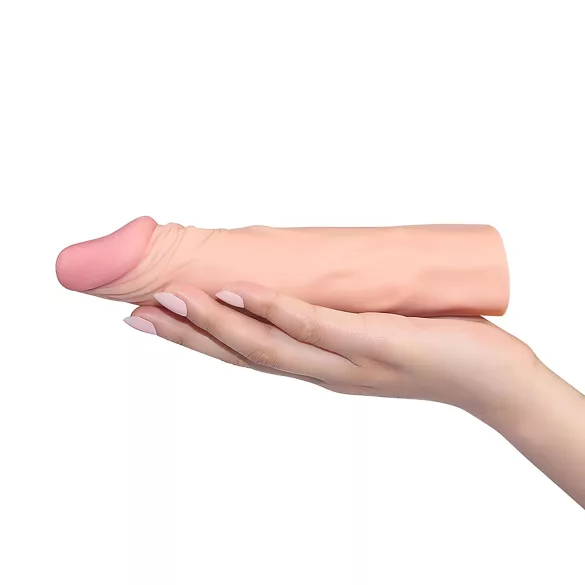 Lovetoy Pleasure X-tender - penio mova - natūrali spalva - 19 cm