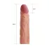 Lovetoy Pleasure X-tender - penio mova - natūrali spalva - 19 cm