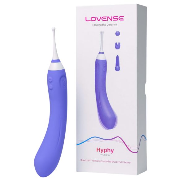 LOVENSE Hyphy - išmanusis 2in1 vibratorius (purpurinis)
