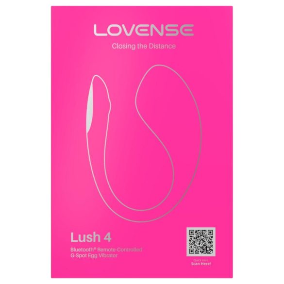Lovense Lush 4 - vibruojantis kiaušinėlis - rožinis