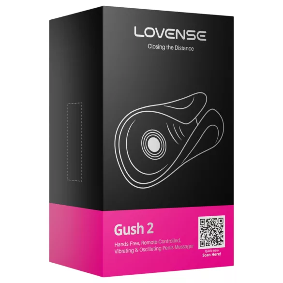 LOVENSE Gush 2 - penio galvutės vibratorius - turkio spalvos