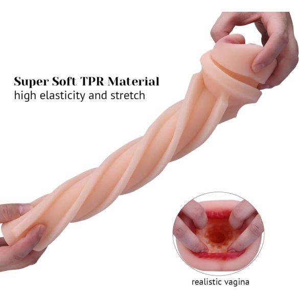 Tracy's Dog - masturbatorius su realistiška analine anga - juoda/natūrali