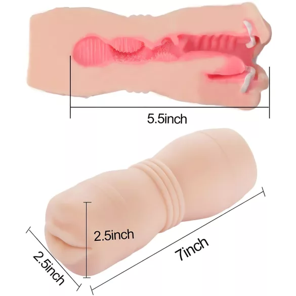 Tracy's Dog - vyriškas masturbatorius su dantimis - natūralus, tikroviškas