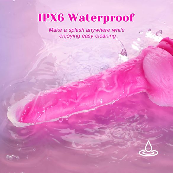 Tracy's Dog Jelivoy-Mid - realistiškas vibratorius - 20 cm - rožinis