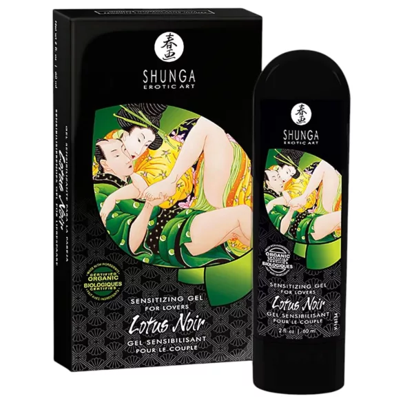 Shunga Lotus Noir - unisex stimuliuojantis gelis (60 ml)