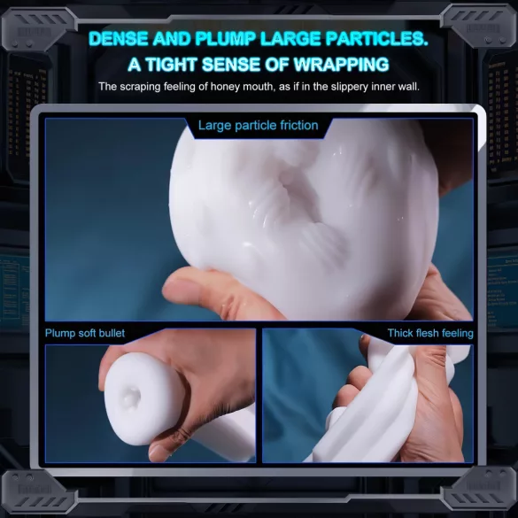 Leopard - masturbatorius su siurbimu ir vibracija - judantis aukštyn žemyn