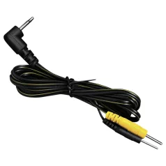   DG-LAB - elektrodų kabelis iš 2,5 mm lizdo į 2 mm kaiščius (juodas)