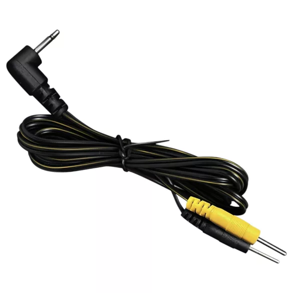 DG-LAB - elektrodų laidas nuo 2,5 mm lizdo iki 2 mm kaiščių (juodas)