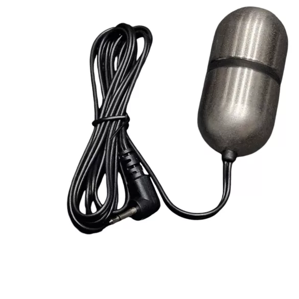 DG-LAB matinio plieno - dvipolis, ovalus plieninis elektrodas (sidabrinis)